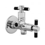 Kerro MI-12 Two-Way Angle Cock Faucet, Model Minni, Material Brass, Color Silver, Finish Chrome