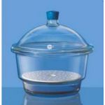 Mordern Scientific BT523084042 Desiccator with Cover and Porcelain Plate, Plastic Knob , Size 150mm