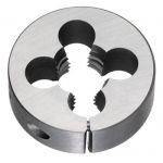 J.M Tools Co. Round Die, Outer Dia. 13/16inch, Size 1/8inch, Thread Type BSW