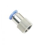 JELPC Pneumatic PCF Female Connector, Size 6 x 1/4inch