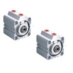 JELPC Pneumatic Double Acting Compact Cylinder (Non Magnetic), Bore Dia 16mm, Stroke Length 30mm