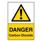 Safety Sign Store CW109-A4PC-01 Danger: Carbondioxide Sign Board