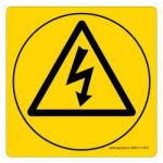 Safety Sign Store CW313-105PC-01 Electric Shock-Graphic Sign Board