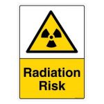 Safety Sign Store CW419-A4AL-01 Radiation Risk Sign Board