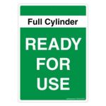 Safety Sign Store CW436-A6NT-01 Full Cylinder Ready For Use Sign Board