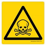 Safety Sign Store CW439-210AL-01 Toxic-Graphic Sign Board