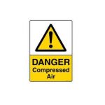 Safety Sign Store CW453-A3AL-01 Danger: Compressed Air Sign Board