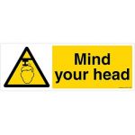 Safety Sign Store CW606-1029PC-01 Mind Your Head Sign Board