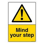 Safety Sign Store CW607-A3PC-01 Mind Your Step Sign Board