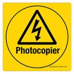 Safety Sign Store CW632-210V-01 Photocopier Sign Board
