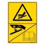 Safety Sign Store DS104-A6PC-01 Danger: Operators Manual - Graphic Sign Board