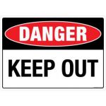 Safety Sign Store FS108-A3AL-01 Danger: Keep Out Sign Board