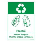 Safety Sign Store FS205-A4V-01 Recyclable Plastic Sign Board