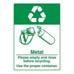 Safety Sign Store FS207-A4AL-01 Recyclable Metal Sign Board