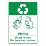 Safety Sign Store FS208-A4PC-01 Recyclable Plastic Sign Board