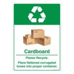 Safety Sign Store FS209-A4V-01 Recyclable Cardboard Sign Board