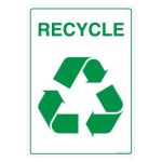 Safety Sign Store FS210-A4PC-01 Recycle Sign Board