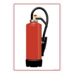 Safety Sign Store FS405-A4AL-01 Fire Extinguisher-Graphic Sign Board