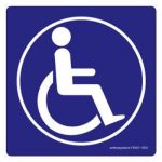 Safety Sign Store FS507-105V-01 Disabled-Graphic Sign Board