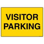 Safety Sign Store FS516-A4V-01 Visitor Parking Sign Board