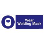 Safety Sign Store FS604-1029V-01 Wear Welding Mask Sign Board