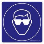 Safety Sign Store FS615-105AL-01 Safety Goggles-Graphic Sign Board