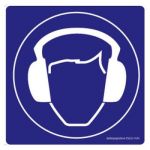 Safety Sign Store FS625-105AL-01 Ear Protection-Graphic Sign Board