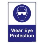Safety Sign Store FS627-A3AL-01 Wear Eye Protection Sign Board
