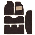 Leganza A2CW129-BLACKCar Footmat, Color Black, Material PVC, Finish Textured