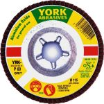 York YRK2209020K Flap Disc, Diameter 100mm, Bore 16mm