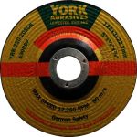 York YRK2301080K A30TBF Depressed Centre Cutting Disc, Size (Diameter x Thickness x Bore) 9/2 x 1/8 x 7/8inch