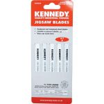 Kennedy KEN2403450K Jigsaw Blade Set, Wood Cutting Capacity 10mm