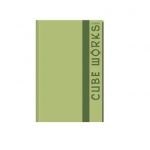Matrikas CW-P-JRNL-A6+-GREEN Cube Works Privy Journal, Size 103 x 160mm, Green Color, Ruled