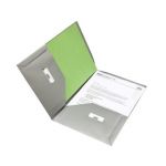 Solo RC 607 Presentation Folder, Size F/C, Metallic Grey Color