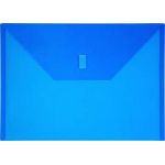 Solo CH 109 Document Envelope (Velcro), Size A4, Transparent Blue Color