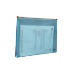 Solo MC 115 Document Bag - Zipper Closure (Landscape), Size F/C, Blue Opaque Color