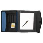 Solo EF 886 Executive Portfolio - 6 Sections (with Pad), Size A4, Black Color