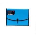 Solo EX 802 Expanding File (Elastic, with Swing) - 12 Section, Size A4, Blue Color