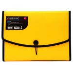 Solo EX 802 Expanding File (Elastic, with Swing) - 12 Section, Size A4, Yellow Color