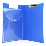 Solo PB001 Pad Board with Envelope Pocket, Size F/C, Blue Color