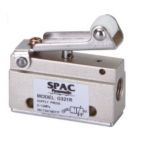 SPAC Pneumatic G321R Roller Lever Valve, Size 1/8inch