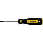 Yamoto YMT5723460K Cross Point Tri Line Screw Driver, Tip Size No.1, Blade Length 150mm