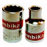 Ambika AS-112 1/2 Inch Drive Bi-Hex Socket Spanner, Size 8mm