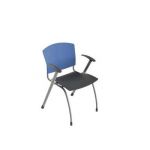 Wipro Pause Visitor Chair, Type Special Multipurpose Visitor, Upholstery with Cushion Seat