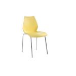 Wipro Pepper Breakout Zone Chair, Type Café, Understructure Grey Powder Coated, Upholstery Virgin Mould Plastic