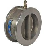 Sant DP Dual Plate Wafer Check Valve, Size 200, Body Test Pressure 300Psig. Hyd., Seat Test Pressure 200Psig. Hyd.