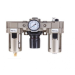 SPAC Pneumatic AC2000-02 Filter Regulator Lubricator, Size 1/4inch, Operating Pressure 0.5 - 10kgf/sq cm, Pressure Gauge Port 1/4inch