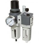 SPAC Pneumatic FAW2000-02 Filter Regulator, Size 1/4inch, Operating Pressure 0.5 - 16kgf/sq cm, Pressure Gauge Port 1/4inch