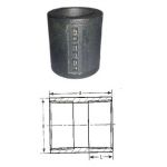 GOFFER STEEL Full Coupling, Size 0.5inch
