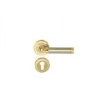 Harrison 01600 Super Saver Handle Set with Computer Key, Design VAT, Lock Type CY, Finish Gold Silver, Size 250mm, No. of Keys 3, Lever/Pin 5P, Material Brass, Computer Key Length 200mm